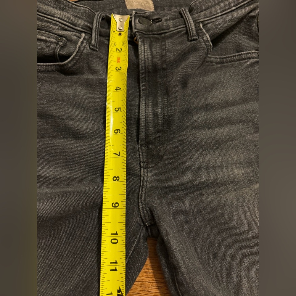 MOTHER The Insider Crop Step Fray size 26 Up In Smoke Jeans - Picture 10 of 10